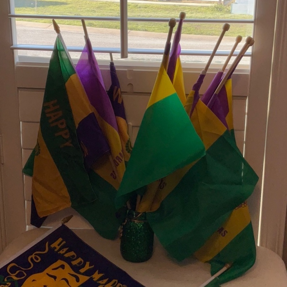 Mardi Gras Flags